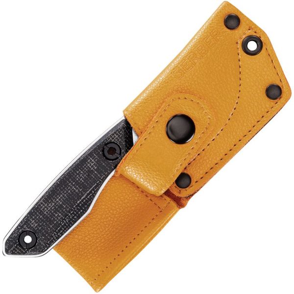 Gerber Stowe Fixed Blade Knife 2.5" 440A Stonewash Black Micarta