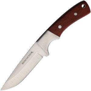 G41340.jpg Winchester Hunter 8 inch Fixed Blade Knife with Brown Wood Handle