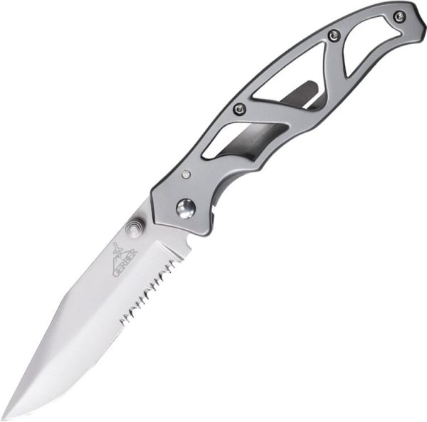 Gerber Paraframe II Folding Knife - Partially Serrated Blade