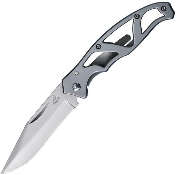 Gerber Mini Paraframe Framelock - Satin Finish Stainless