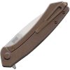 Ganzo Skimen Framelock Bronze S35VN Folding Knife EDC