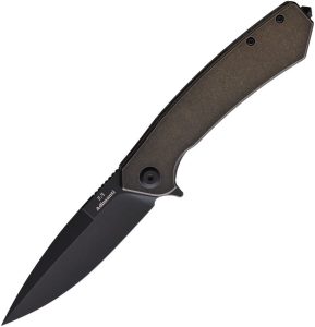 GA36842.jpg Ganzo Skimen Framelock Bronze Folding Knife S35VN Titanium