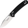 Ganzo G-Lock Black - 3.5 inch Satin Blade