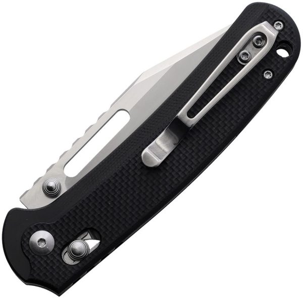 Ganzo G-Lock Black - 3.5 inch Satin Blade
