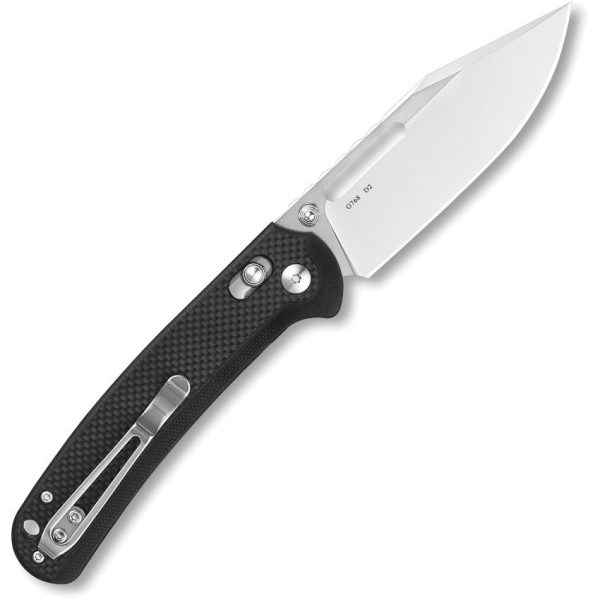 Ganzo G-Lock Black - 3.5 inch Satin Blade