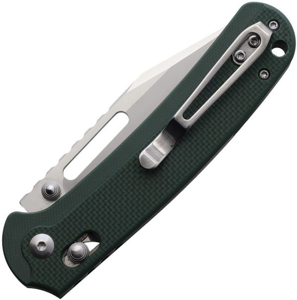Ganzo G-Lock Green - 3.5 inch Satin Blade