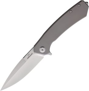 GA77714.jpg Ganzo Skimen Framelock Gray S35VN Folding Knife Titanium