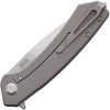 Ganzo Skimen Framelock Gray S35VN Folding Knife Titanium