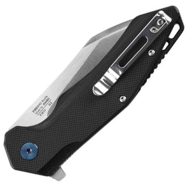 Ganzo Firebird Linerlock Black D2 Steel Folding Knife EDC