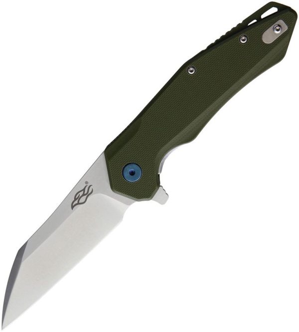 Ganzo Firebird Linerlock Satin Green G10