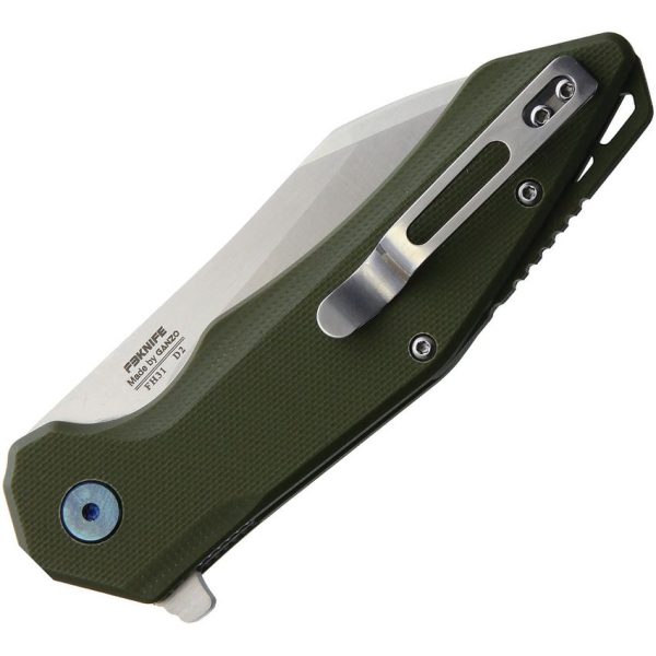 Ganzo Firebird Linerlock Satin Green G10