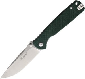 Ganzo G6805 Linerlock Green G10 Stonewash Folder