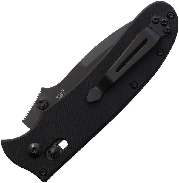 Ganzo G704 Axis Lock Black G10 Drop Point