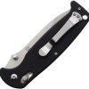 Ganzo G7412 G-Lock Black G10 Satin Folder
