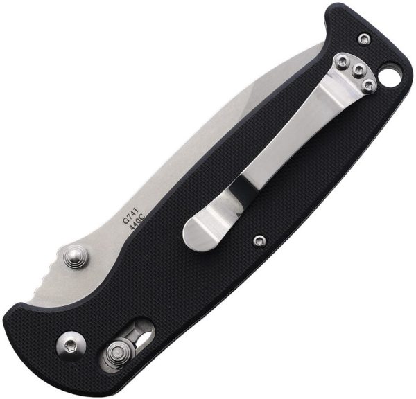 Ganzo G7412 G-Lock Black G10 Satin Folder