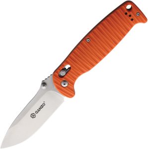 Ganzo G7412 G-Lock Folding Knife - Orange G10