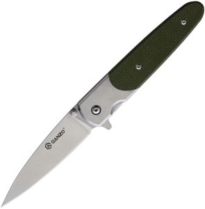 Ganzo G7432 Linerlock Folding Knife - Green G10