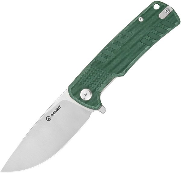 Ganzo G769 Linerlock Folding Knife - Green G10