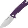 Ganzo G769 Linerlock Folding Knife - Purple G10