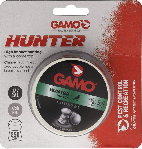 GAMBT54.jpg Gamo Hunter .177 Pellets - 250 Count Dome Top
