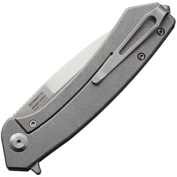 Ganzo Adimanti Framelock Blue D2 Steel Folding Knife