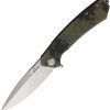 Ganzo Adimanti Framelock Camo D2 Folding Knife Glass Breaker
