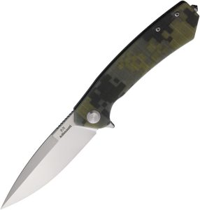 Ganzo Adimanti Framelock Camo D2 Folding Knife Glass Breaker