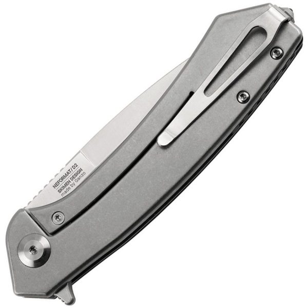 Ganzo Adimanti Linerlock Orange D2 Folding Knife Glass Breaker