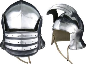 Get Dressed For Battle Bellows Face Sallet - 14 Gauge