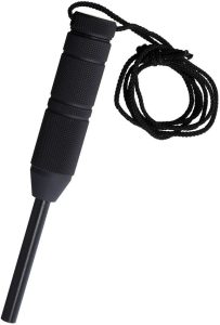 Gear Convoy B.U.S.H. Steel Black Gunkote Ferro Rod Survival