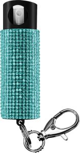 Guard Dog Bling It On Pepper Spray Teal - Glow Top