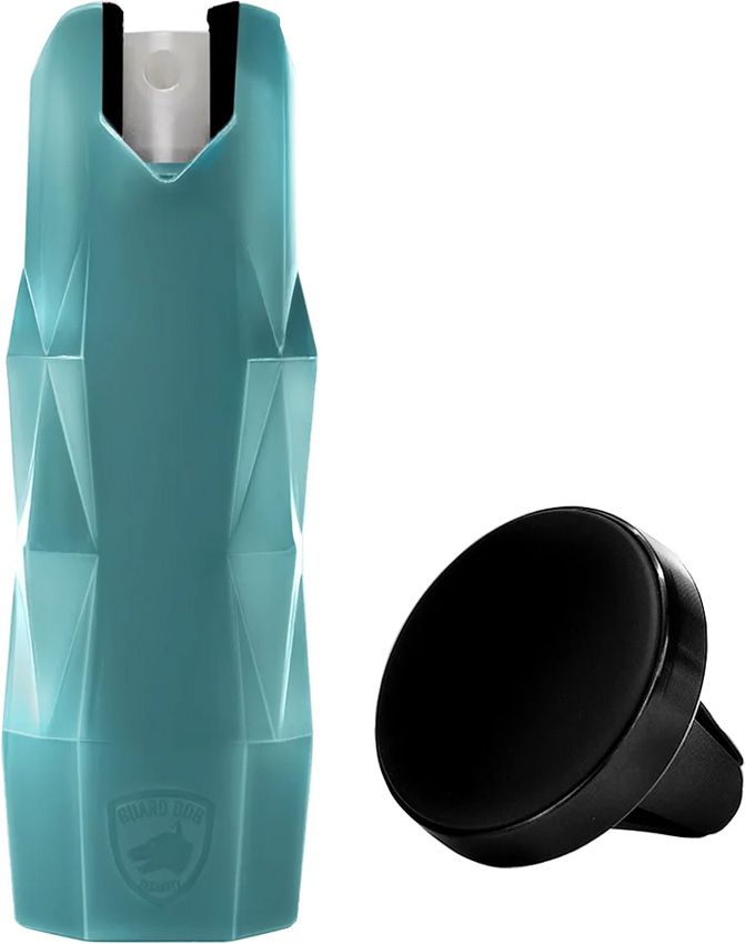 Guard Dog Stick With Me Pepper Spray 3.5" Teal w/ Magnetic Mount