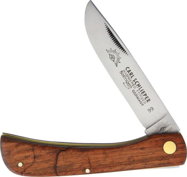 German Eye Work Knife Skinner Brown Wood
