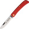 German Eye Clodbuster Jr Red Folding Knife 3.5" Stainless Blade