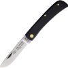 German Eye Clodbuster Jr Black Folding Knife 3.5" Stainless