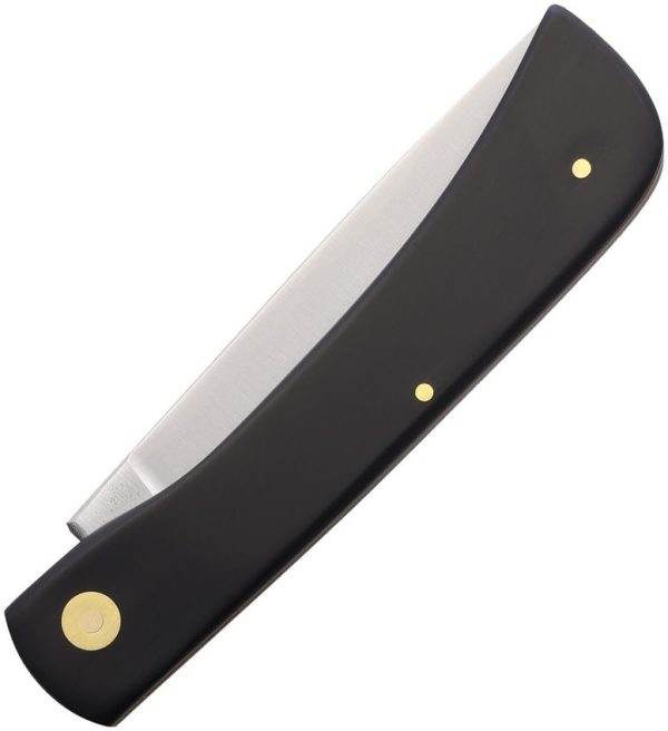 German Eye Clodbuster Black Skinner Folding Knife