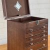 Gerstner 6-Drawer Collector's Chest Oak Storage Box