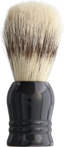 Garos Goods Boar Bristle Shave Brush - Black Resin