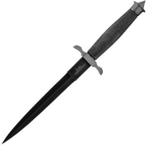 Hibben Black Shadow Fixed Blade - Skull Crusher Pommel