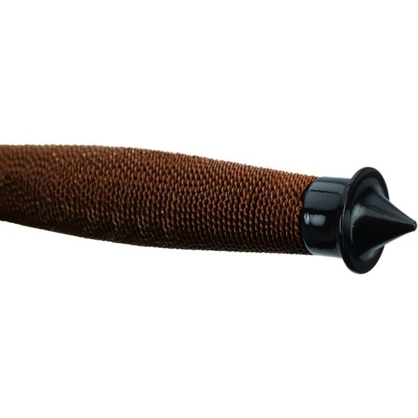 Hibben Silver Shadow Dagger Fixed Blade Damascus Orange Handle