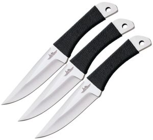 GH0947.jpg Hibben Cord Grip Triple Thrower Set - Throwing Knives