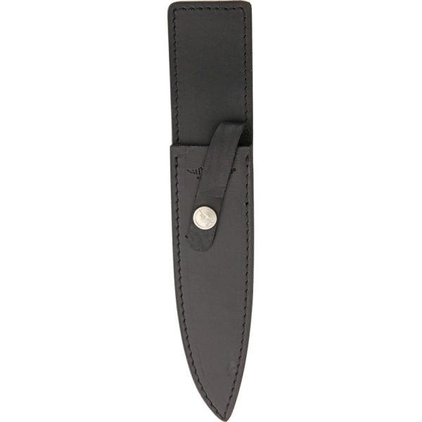 Hibben Old West Boot Knife 5" Satin Double Edge Fixed Blade