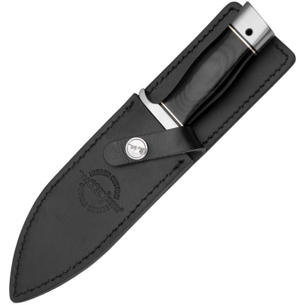 Hibben Alaskan Boot Knife Fixed Blade 5" 3Cr13 Stainless Black