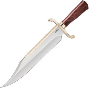 Hibben Old West Bowie 14" Mirror Stainless Fixed Blade Knife