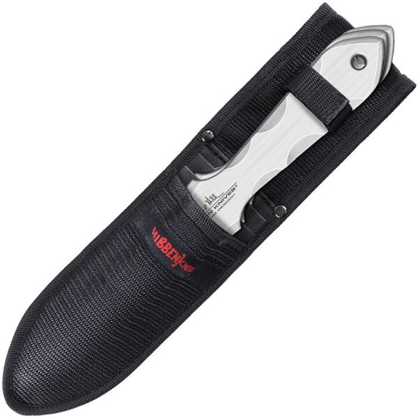 Hibben 3 Piece Throwing Set Fixed Blade 3Cr13 Stainless Steel