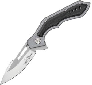 Hibben Hurricane Framelock Black G10 D2 Folding Knife