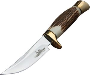 Hibben Whitetail Skinner Fixed Blade Stag Handle Stainless