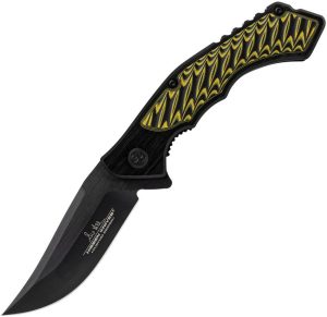 Hibben Whirlwind Yellow Jacket Folding Knife 7Cr17MoV Blade