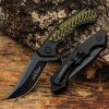 Hibben Whirlwind Yellow Jacket Folding Knife 7Cr17MoV Blade