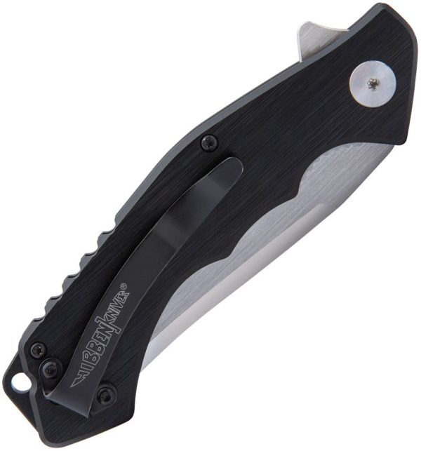 Hibben Whirlwind Hellfyre Linerlock Folding Knife 7Cr17MoV Black